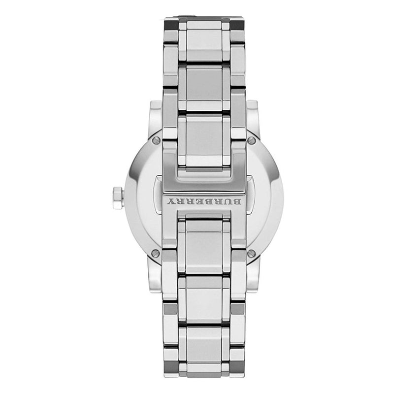 Burberry The City Diamonds Silver Dial Silver Steel Strap Watch for Women - BU9125 Buy Now By Burberry
