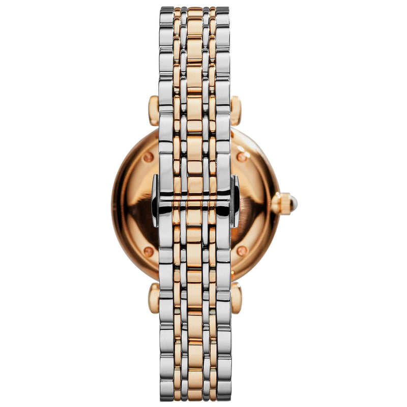 Emporio Armani Gianni T Bar Grey Dial Two Tone Steel Strap Watch For Women - AR1840 Buy Now By Emporio Armani