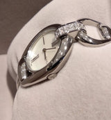 Gucci Horsebit Collection Diamonds Mother of Pearl White Dial Silver Steel Strap Watch For Women - YA139504 Buy Now By Gucci