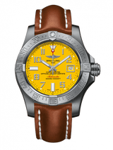 Shop Breitling Avenger 11 Seawolf Stainless Steel Cobra Yellow Dial Mens Watch - A1733110/I519/434X in USA