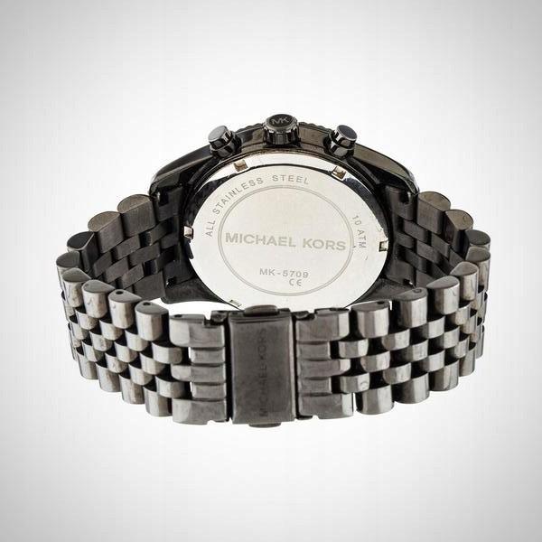 Michael Kors Lexington Chronograph Black Dial Black Steel Strap Watch For Women - MK5709 Buy Now By Michael Kors