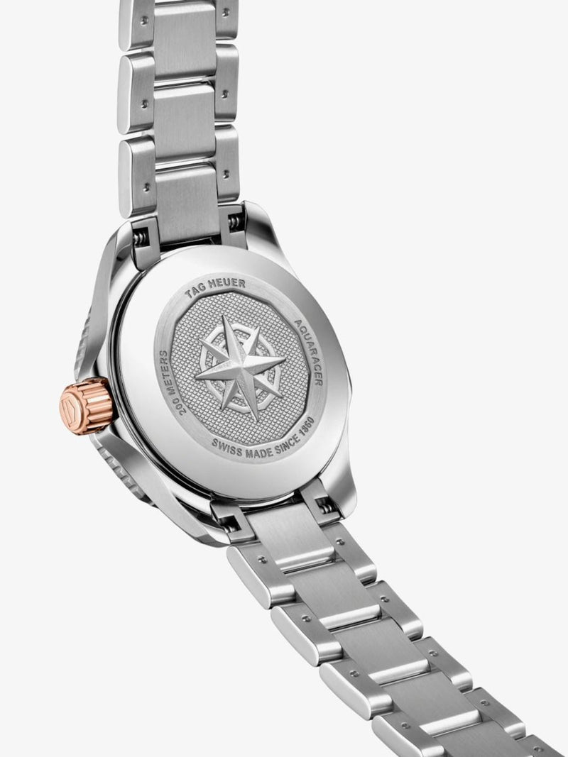 Tag Heuer Aquaracer Professional 200 Quartz Diamonds White Dial Silver Steel Strap Watch for Women - WBP1450.BA0622 Buy Now By Tag Heuer