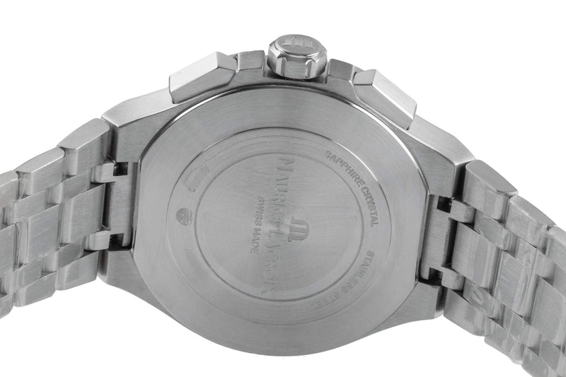 Maurice Lacroix Aikon Chronograph Green Dial Silver Steel Strap Watch For Men - AI1018-SS002-630-1 Buy Now By Maurice Lacroix