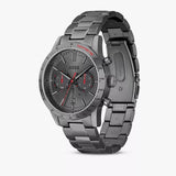 Hugo Boss Allure Chronograph Grey Dial Grey Steel Strap Watch for Men - 1513924 Buy Now By Hugo Boss