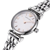 Emporio Armani Gianni T Bar Quartz Silver Dial Silver Steel Strap Watch For Women - AR1935 Buy Now By Emporio Armani
