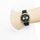 Marc Jacobs Rock Chronograph Black Dial Black Silicone Strap Watch for Women - MBM2598 Buy Now By Marc Jacobs