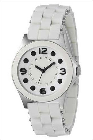 Marc Jacobs Perry White Dial White Silicone Strap Watch for Women - MBM2533 Buy Now By Marc Jacobs