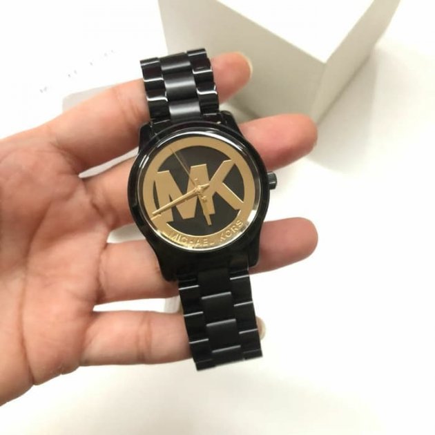 Michael Kors Runway Black Dial Black Steel Strap Watch for Women - MK6057 Buy Now By Michael Kors