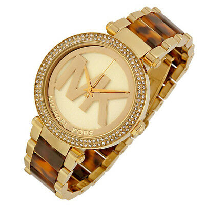 Michael Kors Parker Chronograph Gold Dial Two Tone Steel Strap Watch for Women - MK6109 Buy Now By Michael Kors