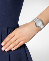 Michael Kors Mini Slim Runway Silver Dial Silver Steel Strap Watch for Women - MK3548 Buy Now By Michael Kors