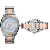 Michael Kors Bryn Quartz Blue Dial Two Tone Steel Strap Watch For Women - MK6136 Buy Now By Michael Kors