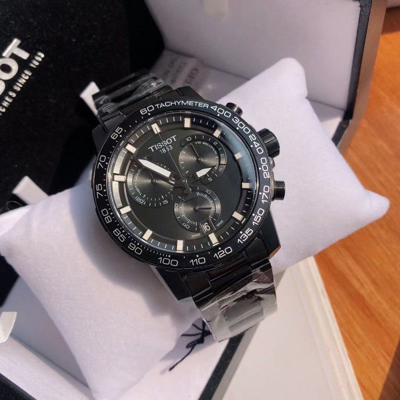 Tissot Supersport Chrono Black Dial Black Steel Strap Watch For Men - T125.617.33.051.00 Buy Now By Tissot