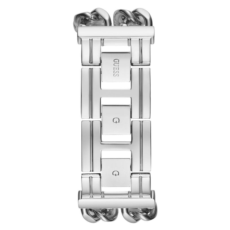 Guess MOD G Diamonds Silver Dial Silver Steel Strap Watch for Women - GW0294L1 Buy Now By Guess