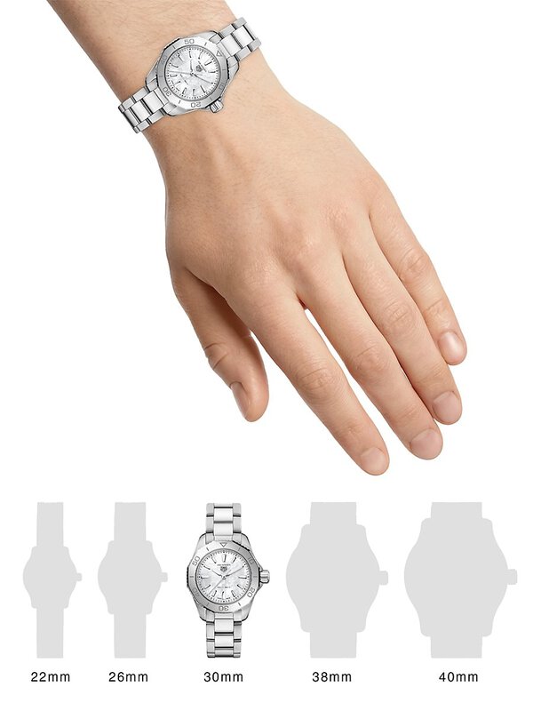 Tag Heuer Aquaracer Professional 200 Quartz Mother of Pearl Dial Silver Steel Strap Watch for Women - WBP1418.BA0622 Buy Now By Tag Heuer