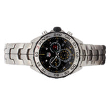 Shop Tag Heuer Formula 1 Senna Limited Edition Chronograph Black Dial Silver Steel Strap Watch for Men - CAZ1013.BA0883 in USA