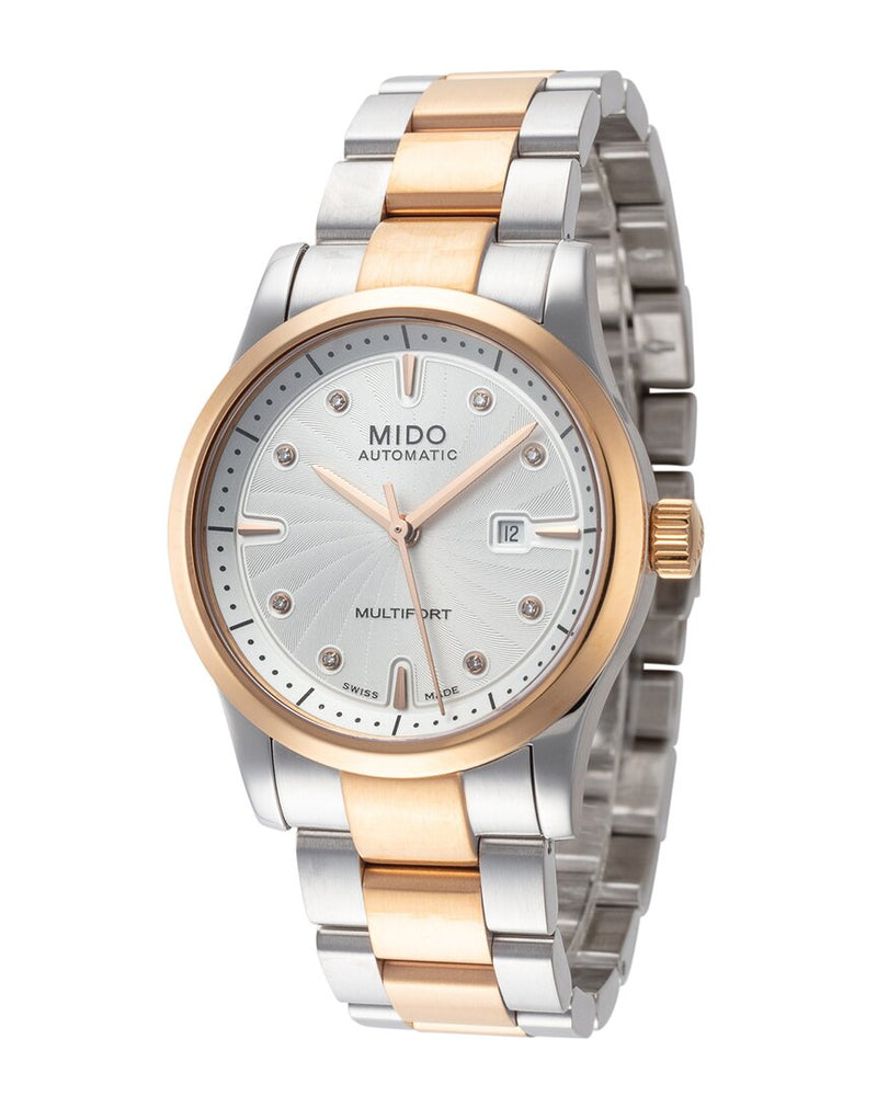 Mido Multifort Automatic Silver Dial Two Tone Steel Strap Watch For Men - M005.430.22.031.80 Buy Now By Mido
