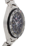 Shop Tag Heuer Formula 1 Senna Limited Edition Chronograph Black Dial Silver Steel Strap Watch for Men - CAZ1013.BA0883 in USA