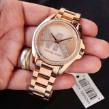 Michael Kors Bradshaw Quartz Rose Gold Dial Rose Gold Steel Strap Watch For Women - MK6556 Buy Now By Michael Kors