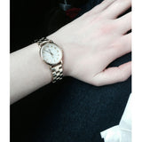 Marc Jacobs Baker White Dial Gold Steel Strap Watch for Women - MBM3247 Buy Now By Marc Jacobs