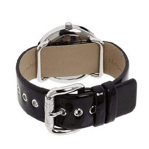 Marc Jacobs Amy Black Dial Black Leather Strap Watch for Women - MBM1163 Buy Now By Marc Jacobs