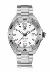 Tag Heuer Formula 1 Calibre 5 Automatic White Dial Silver Steel Strap Watch for Men - WAZ2114.BA0875 Buy Now By Tag Heuer