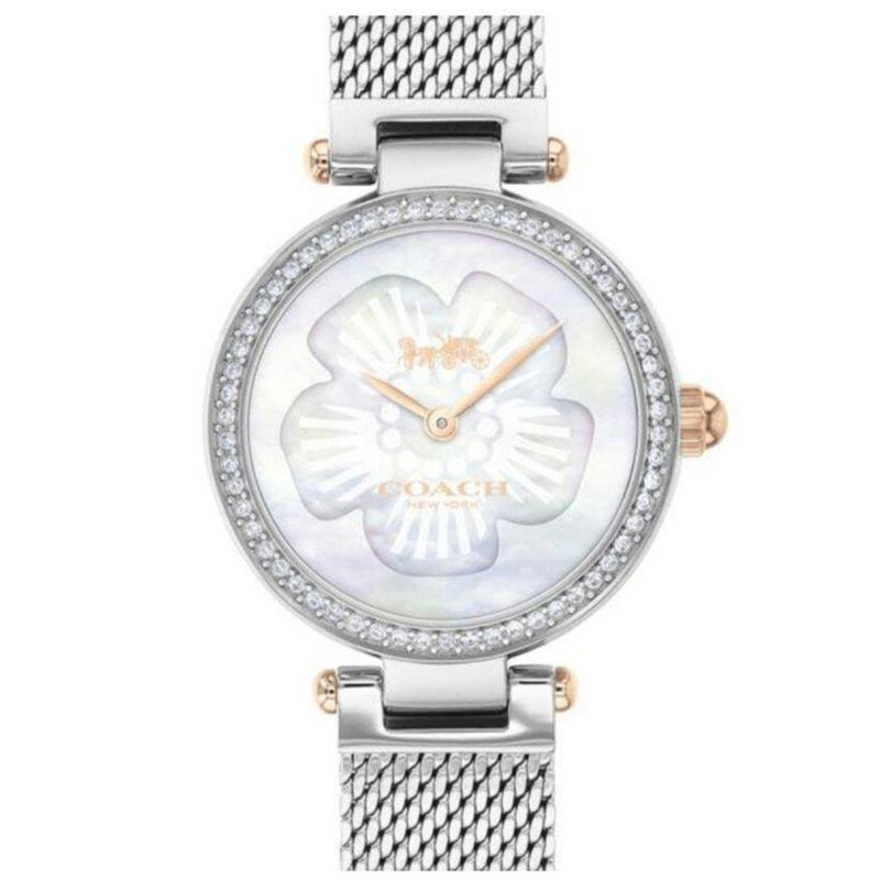 Coach Park Mother of Pearl Dial Silver Mesh Bracelet Watch for Women - 14503510 Buy Now By Coach