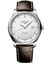 Longines Master Collection Automatic 40mm White Dial Brown Leather Strap Watch for Men - L2.793.4.77.3 Buy Now By Longines