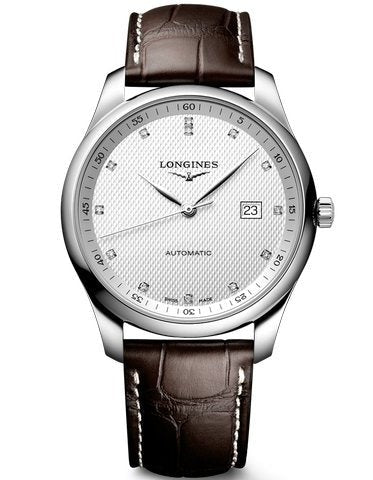 Longines Master Collection Automatic 40mm White Dial Brown Leather Strap Watch for Men - L2.793.4.77.3 Buy Now By Longines