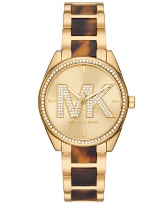 Michael Kors Janelle Quartz Gold Dial Two Tone Steel Strap Watch For Women - MK4730 Buy Now By Michael Kors