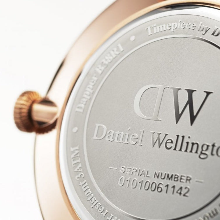 Daniel Wellington Dapper Bristol White Dial Brown Leather Strap Watch For Men - DW00100086 Buy Now By Daniel Wellington
