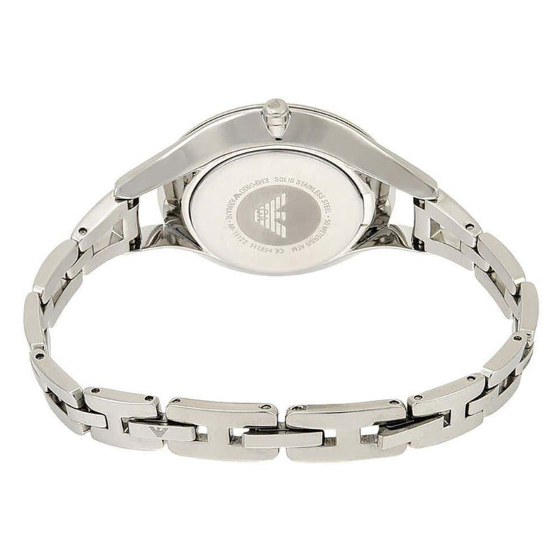 Emporio Armani Aurora Mother Of Pearl Purple Dial Silver Steel Strap Watch For Women - AR11122 Buy Now By Emporio Armani