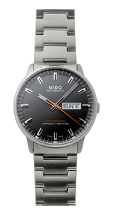 Mido Commander II Automatic Chronometer Grey Dial Silver Steel Strap Watch For Men - M021.431.11.061.01 Buy Now By Mido