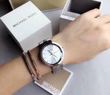 Michael Kors Garner Analog Silver Dial Silver Steel Strap Watch For Women - MK6407 Buy Now By Michael Kors