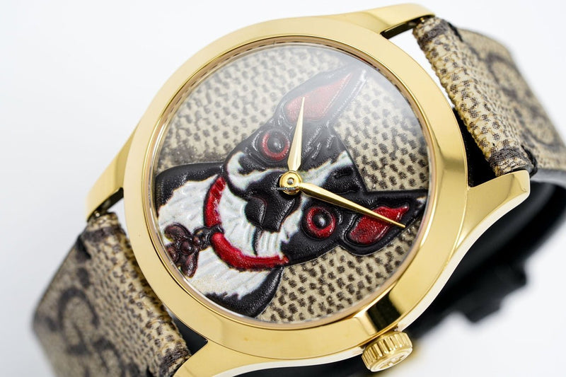 Gucci G Timeless Brown Dial Brown Leather Strap Watch For Women - YA1264056 Buy Now By Gucci
