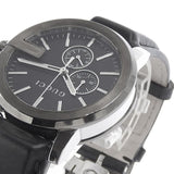Shop Gucci G Chrono Black Dial Black Leather Strap Watch For Men - YA101205 in USA