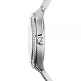 Michael Kors Lauryn Analog Crystals Silver Dial Silver Steel Strap Watch For Women - MK3717 Buy Now By Michael Kors