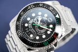 Shop Gucci Dive Snake Black Dial Silver Steel Strap Watch For Men - YA136218 in USA