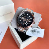 Michael Kors Layton Chronograph Black Dial Two Tone Steel Strap Watch For Men - MK8913 Buy Now By Michael Kors
