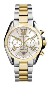 Michael Kors Bradshaw Silver Dial Two Tone Steel Strap Watch for Women - MK5627 Buy Now By Michael Kors