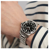 Shop Movado Series 800 Black Dial Silver Steel Strap Watch For Men - 2600135 in USA