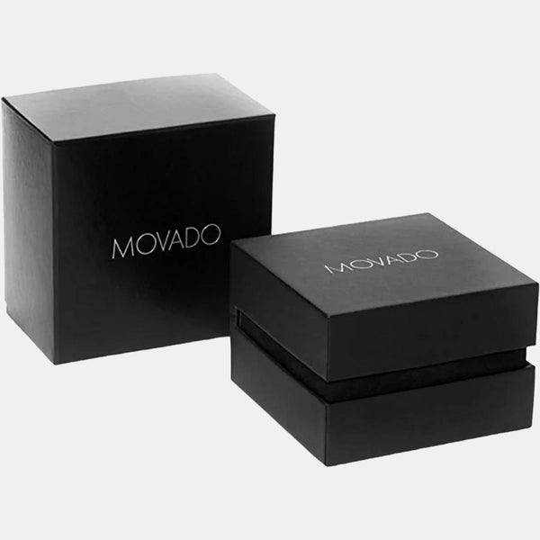 Movado Series 800 Black Dial Black Steel Strap Watch For Men - 2600161 Buy Now By Movado