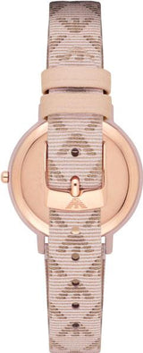 Emporio Armani Kappa Quartz Rose Gold Dial Pink Leather Strap Watch For Women - AR11010 Buy Now By Emporio Armani