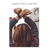 Daniel Wellington Classic Cornwall Quartz Black Dial Black Nylon Strap Watch For Women - DW00100151