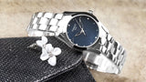 Tissot T Wave II Blue Dial Silver Steel Strap Watch For Women - T112.210.11.046.00 Buy Now By Tissot