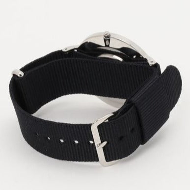 Shop Daniel Wellington Classic Cornwall White Dial Black Nylon Strap Watch For Men - DW00100258 in USA
