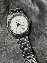 Tissot T Trend Couturier Lady White Dial Watch For Women - T035.210.61.011.00 Buy Now By Tissot