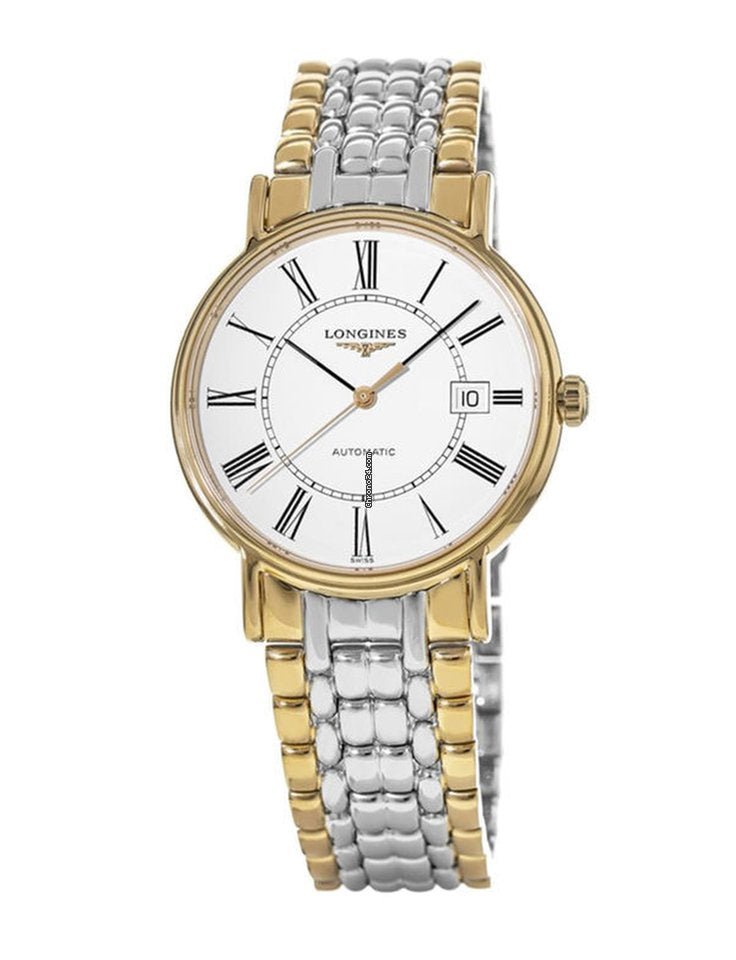 Longines Presence 38.5mm Automatic Stainless Steel Watch for Men - L4.921.2.11.7 Buy Now By Longines