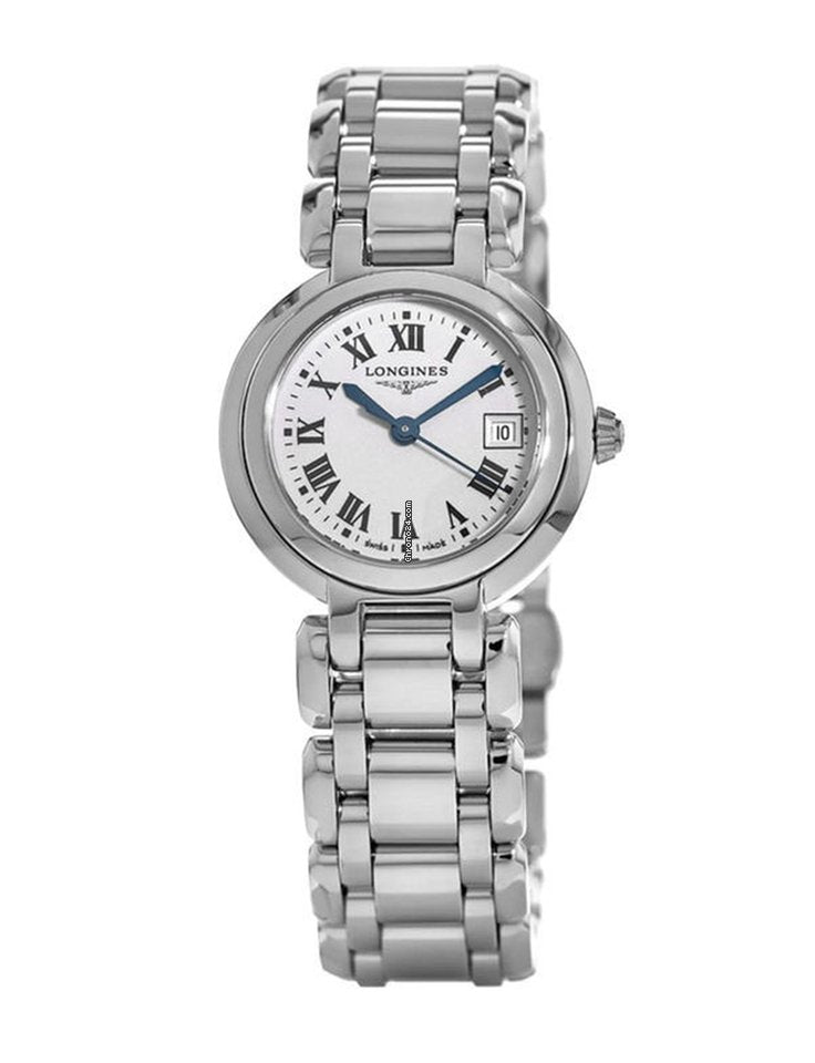 Longines PrimaLuna White Dial Silver Steel Strap Watch for Women - L8.110.4.71.6 Buy Now By Longines