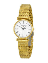 Longines La Grande Classique De Longines White Dial Gold Steel Strap Watch for Women - L4.209.2.11.8 Buy Now By Longines