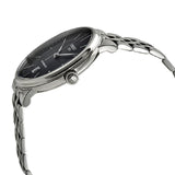 Tissot T Classic Carson Premium Powermatic 80 Black Dial Silver Steel Strap Watch For Men - T122.407.11.051.00 Buy Now By Tissot
